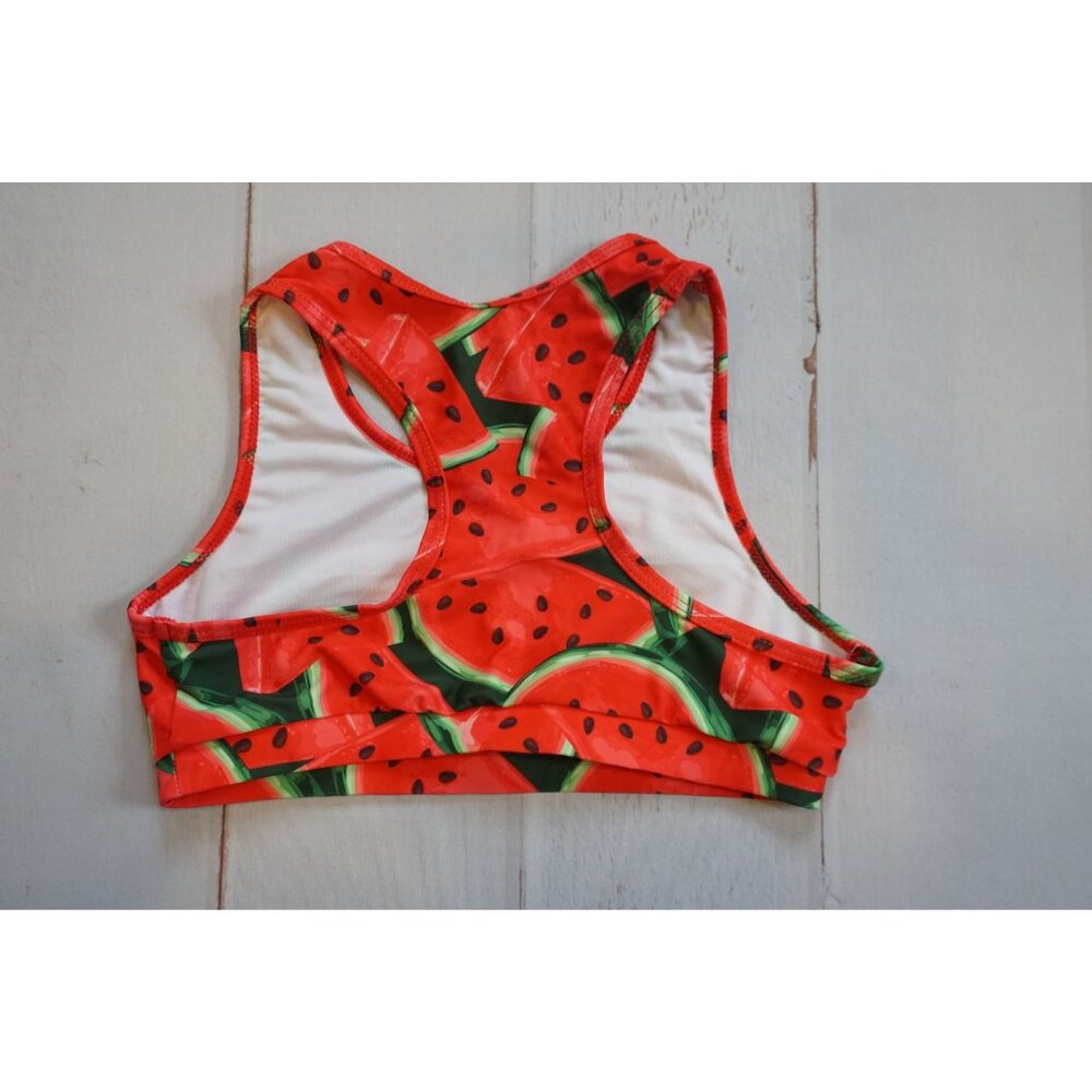 Girls Watermelon Print Racerback Bikini Swim Top - Size 12Y, NWOT - Picture 4 of 4